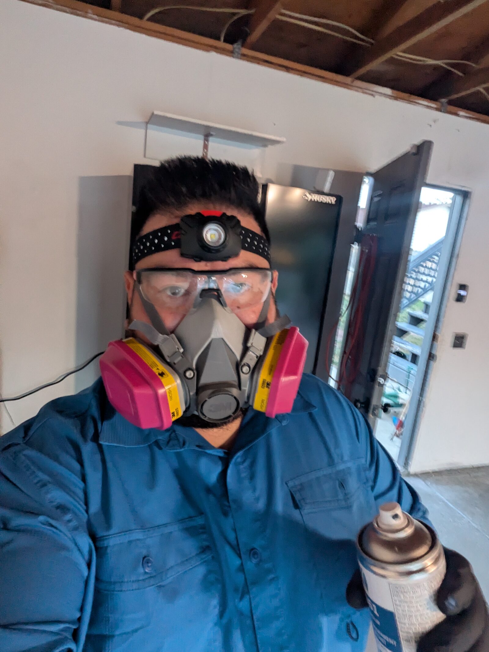 Respirator selfie